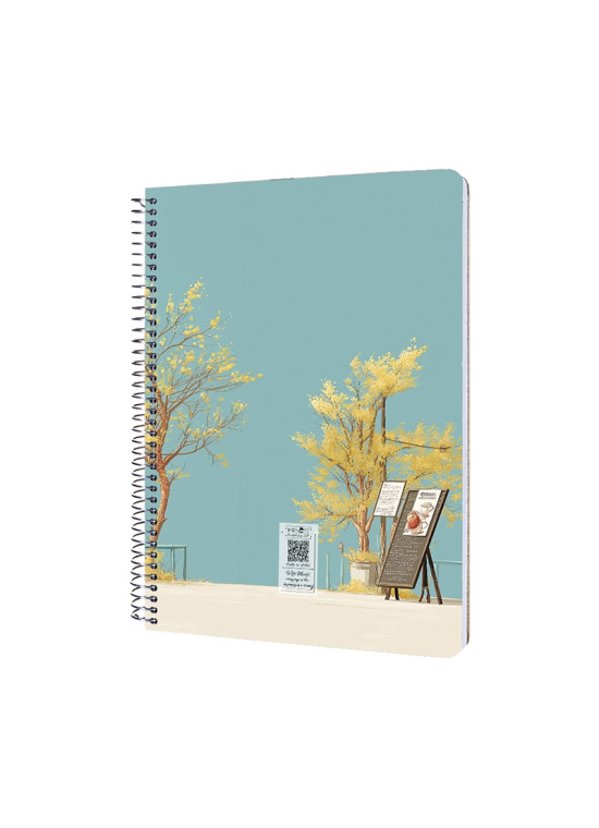 سررسید سیمی ۱۴۰۵ کد N-16 طرح کافه یونانی | مستر نوت