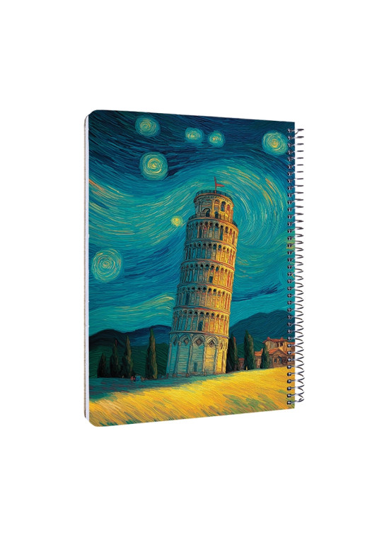 سررسید سیمی سال 1405 کد N-24 طرح شب پرستاره پیزا