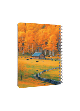 سررسید سیمی سال 1405 کد N-29 طرح پاییز طلایی