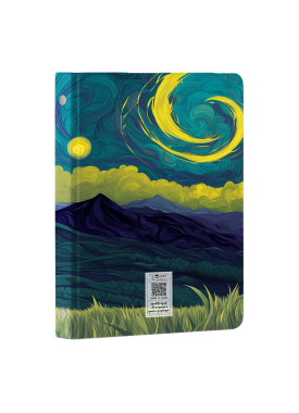 کلاسور 6 حلقه A5 کد N-10 طرح ونکوک و آسمان پرستاره