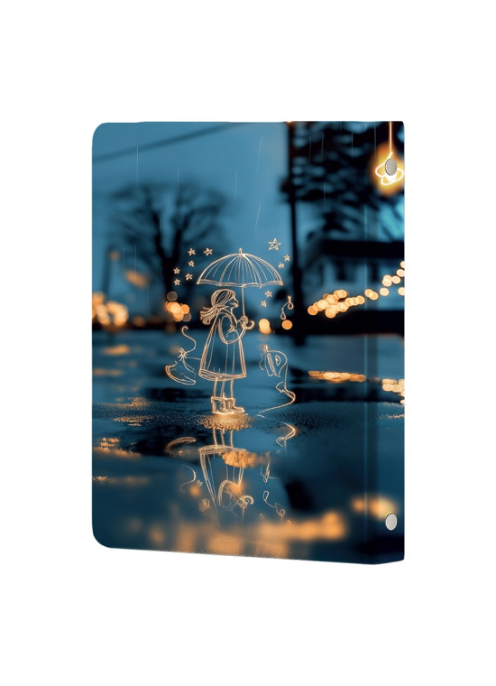 کلاسور 6 حلقه A5 کد N-08 طرح چتر ستاره ای