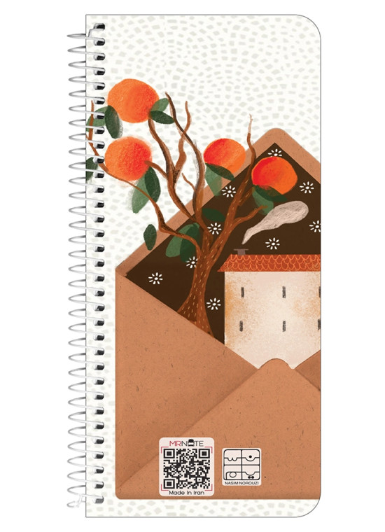 دفتر یادداشت سیمی پالتویی مسترنوت  کد 53