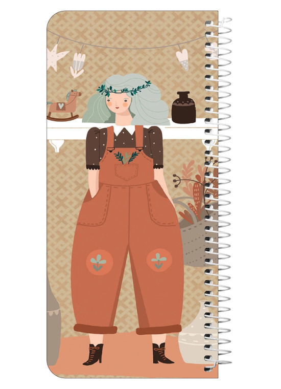 دفتر یادداشت سیمی پالتویی مسترنوت  کد 53