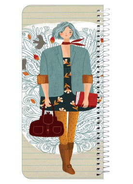 دفتر یادداشت سیمی پالتویی مسترنوت کد 55