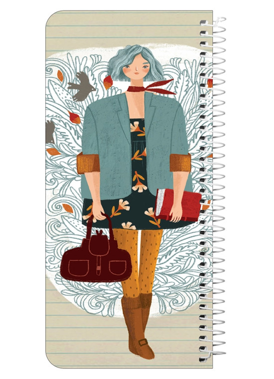 دفتر یادداشت سیمی پالتویی مسترنوت کد 55