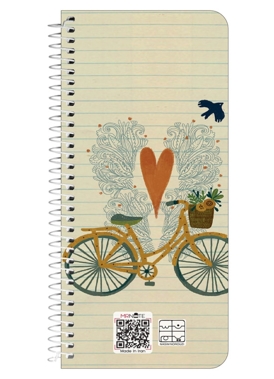 دفتر یادداشت سیمی پالتویی مسترنوت کد 55