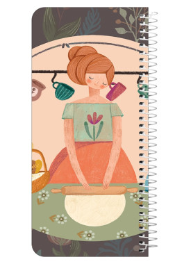 دفتر یادداشت سیمی پالتویی مسترنوت کد 56