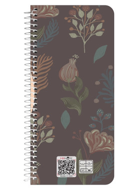 دفتر یادداشت سیمی پالتویی کد 56