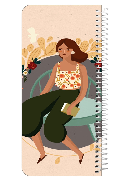 دفتر یادداشت سیمی پالتویی مسترنوت کد 57