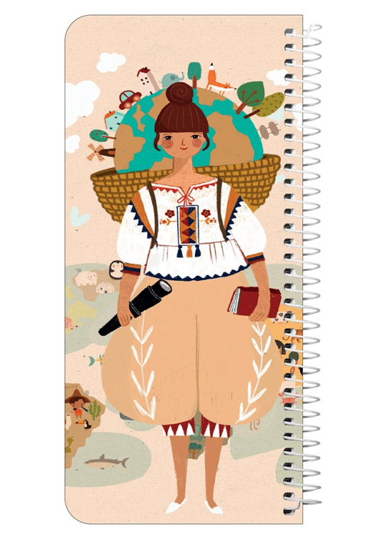 دفتر یادداشت سیمی پالتویی مسترنوت کد 58