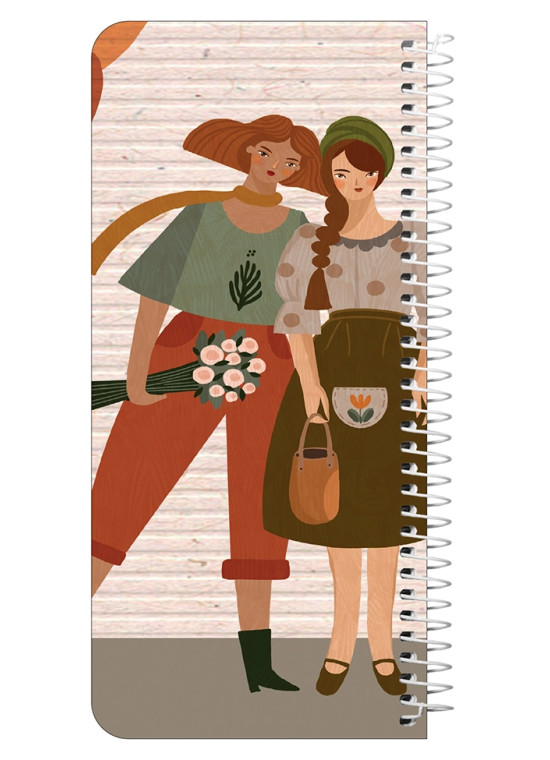 دفتر یادداشت سیمی پالتویی مسترنوت کد 58