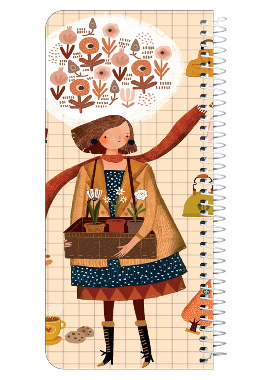 دفتر یادداشت سیمی پالتویی مسترنوت کد 58