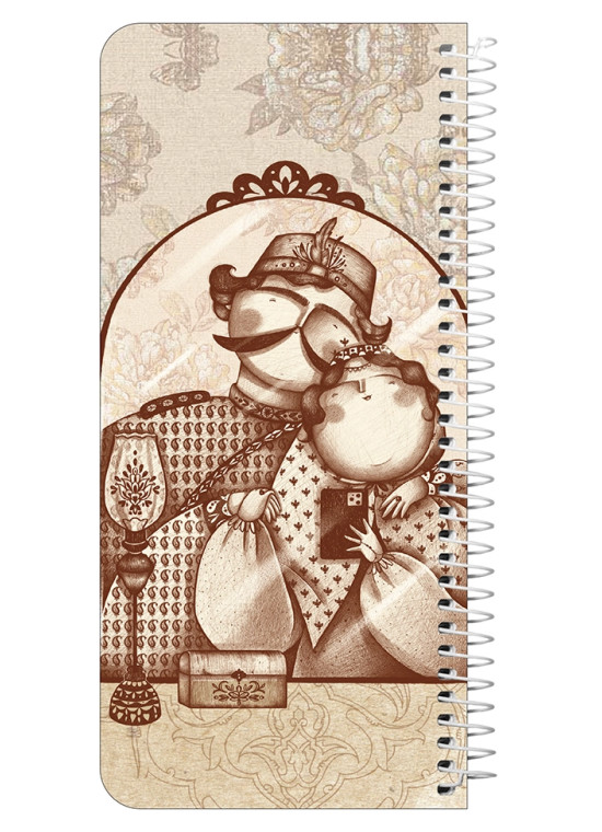 دفتر یادداشت سیمی پالتویی مسترنوت کد 58