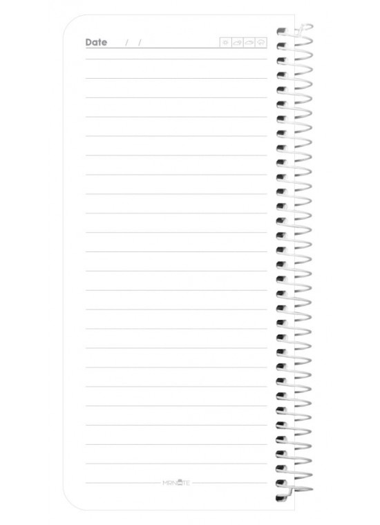 دفتر یادداشت سیمی پالتویی مسترنوت کد 58