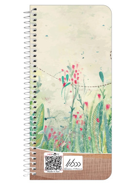 دفتر یادداشت سیمی پالتویی کد 66