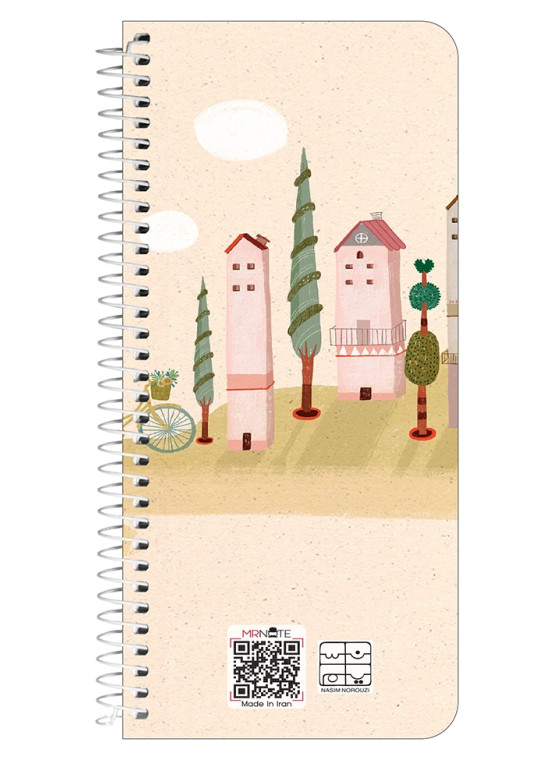 دفتر یادداشت سیمی پالتویی مسترنوت کد 58