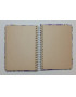 دفتر یادداشتی جلد پارچه‌ای کد 02 | دفتر فانتزی و شیک