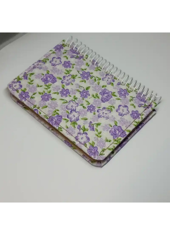 دفتر یادداشتی جلد پارچه‌ای کد 02 | دفتر فانتزی و شیک