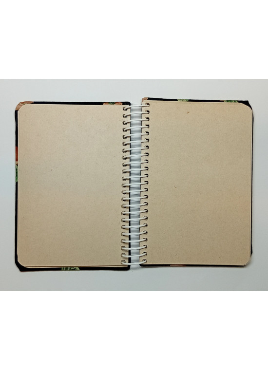 دفتر یادداشتی جلد پارچه‌ای کد 05 طرح کاکتوس | دفتر فانتزی و خاص