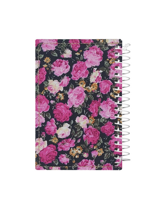 دفتر یادداشتی جلد پارچه‌ای کد 07 رنگ بنفش | دفتر فانتزی و خاص