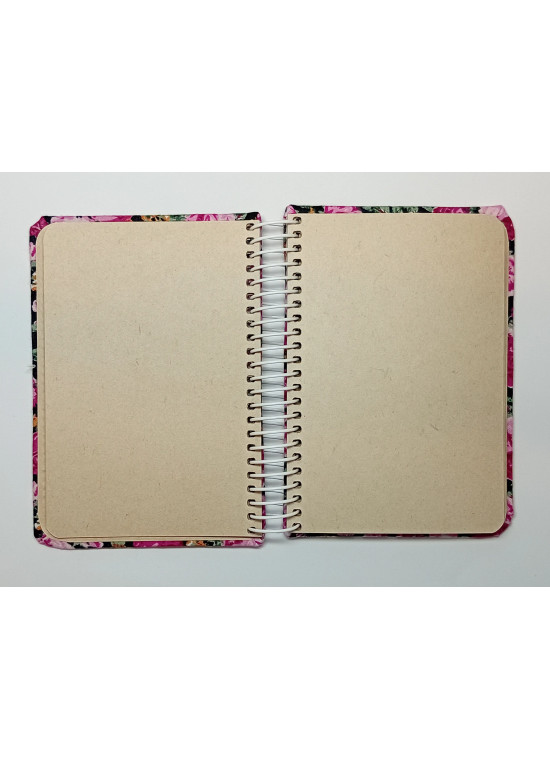 دفتر یادداشتی جلد پارچه‌ای کد 07 رنگ بنفش | دفتر فانتزی و خاص