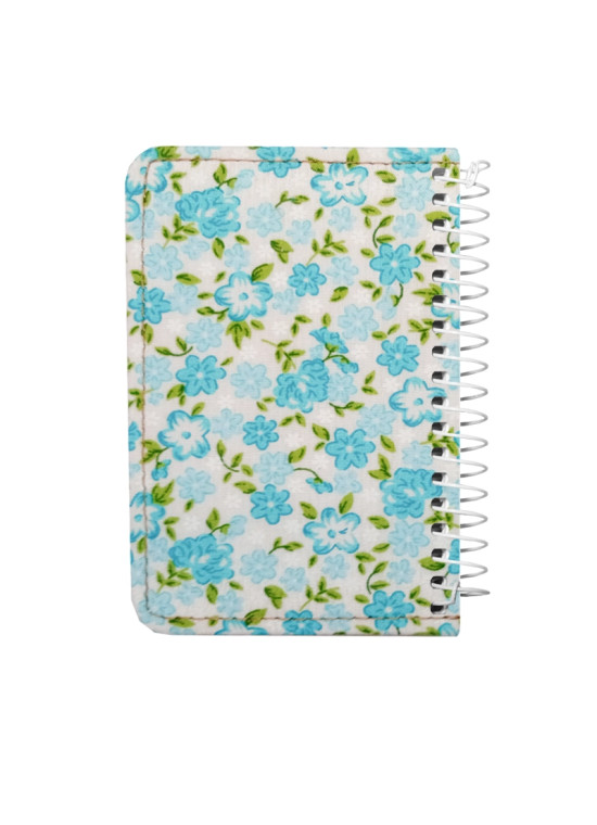 دفتر یادداشتی جلد پارچه‌ای کد 09 رنگ آبی کم‌رنگ | دفتر فانتزی و خاص