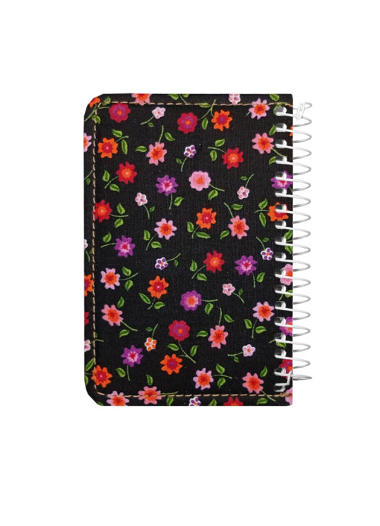 دفتر یادداشتی جلد پارچه‌ای کد 10 رنگ مشکی | دفتر شیک و خاص