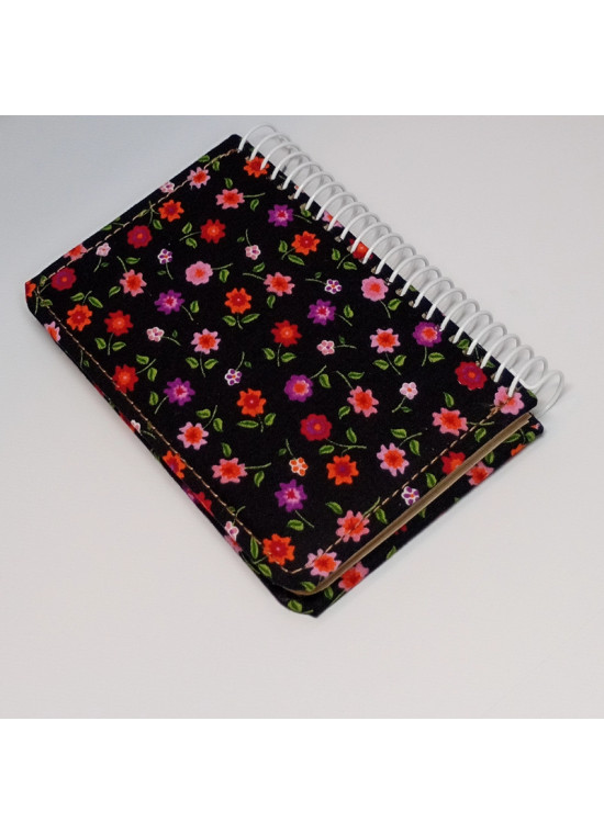 دفتر یادداشتی جلد پارچه‌ای کد 10 رنگ مشکی | دفتر شیک و خاص