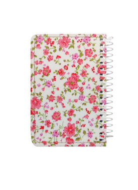 دفتر یادداشتی جلد پارچه‌ای کد 14 رنگ قرمز | دفتر فانتزی و شیک