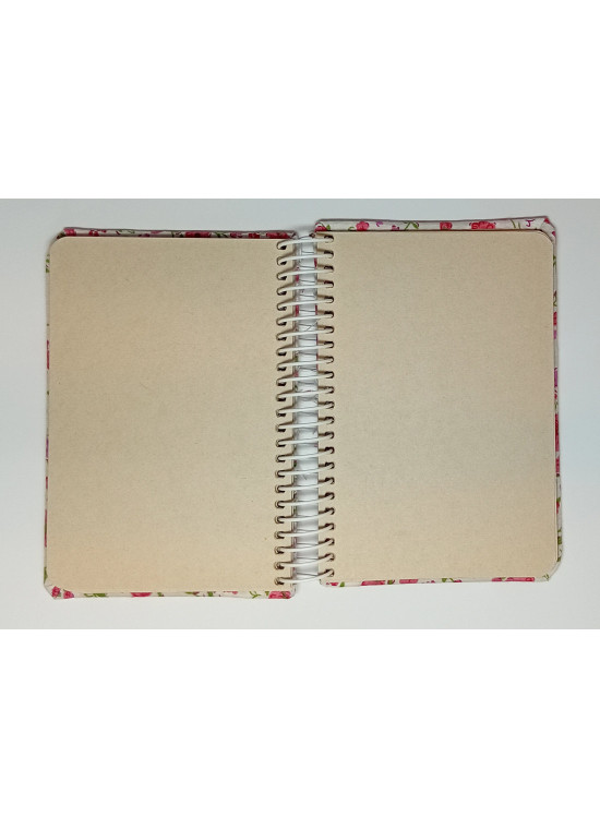 دفتر یادداشتی جلد پارچه‌ای کد 14 رنگ قرمز | دفتر فانتزی و شیک